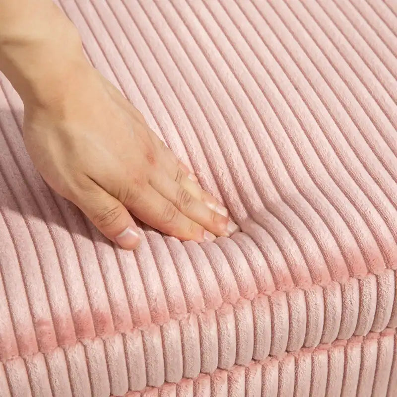 Banc de rangement en velours gris foncé/orange/rose/beige/émeraude/noir avec charnière de sécurité et pieds en métal – Simple