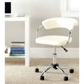 Silver Orchid Kelly Cream Desk Chair - 21 W x 21 D x 27 H