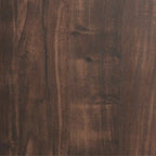 Meuble TV en bois rustique marron et métal avec 4 étagères ouvertes et 2 placards – Individuel