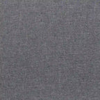 Fauteuil rembourré du milieu du siècle en similicuir gris foncé/gris ardoise avec pieds en bois massif – Simple