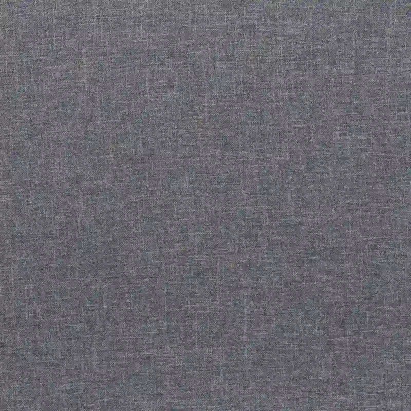 Fauteuil rembourré du milieu du siècle en similicuir gris foncé/gris ardoise avec pieds en bois massif – Simple