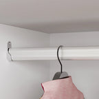 Armoire de rangement autoportante en MDF blanc avec tiroirs et deux compartiments – Simple