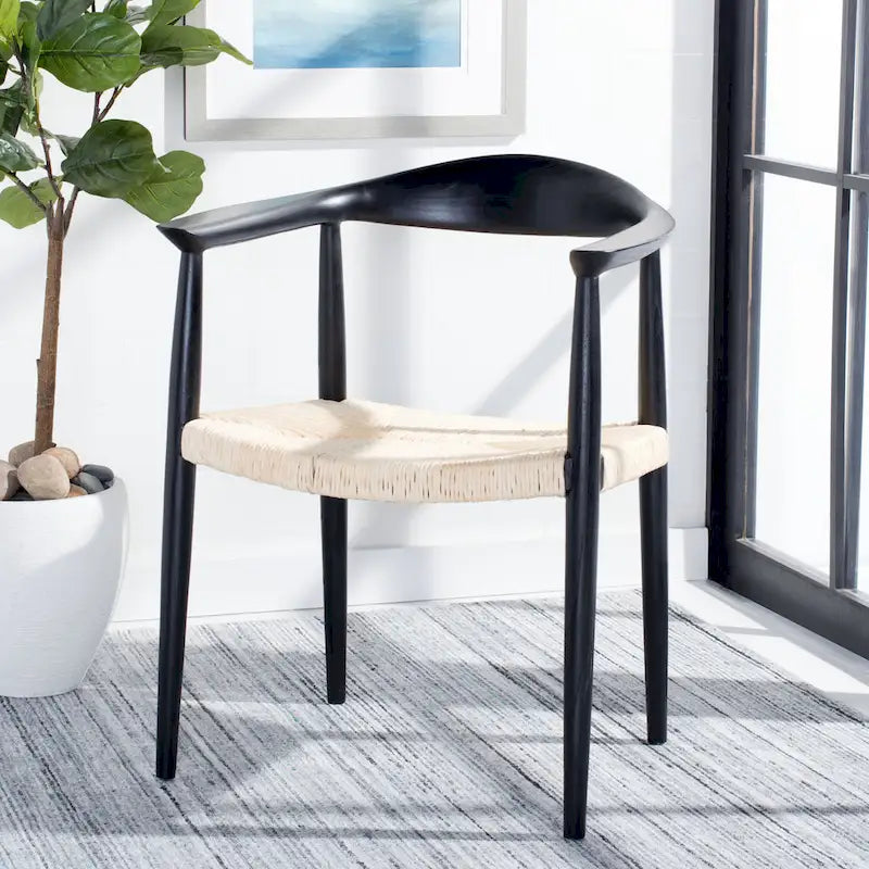 SAFAVIEH Besse Foc Twist Accent Chair - 24.8  W x 18.9  L x 30.7  H - 25Wx19Dx31H