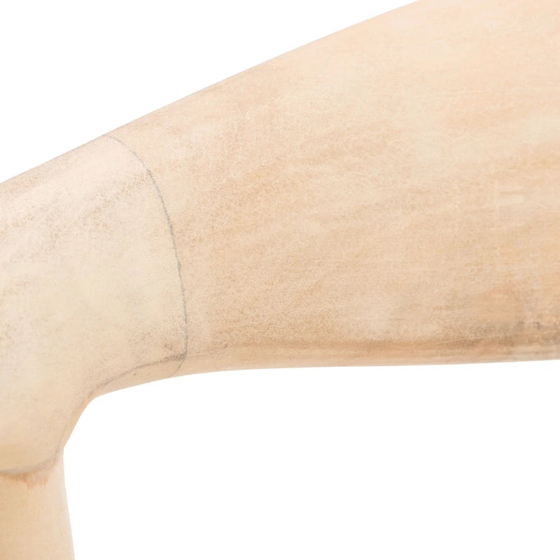 Fauteuil d'appoint en rotin torsadé naturel/noir avec cadre en bois – Individuel