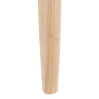 Fauteuil d'appoint en rotin torsadé naturel/noir avec cadre en bois – Individuel