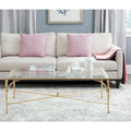 SAFAVIEH Telke Gold Coffee Table - 50  x 26  x 18  - 50Wx26Dx18H