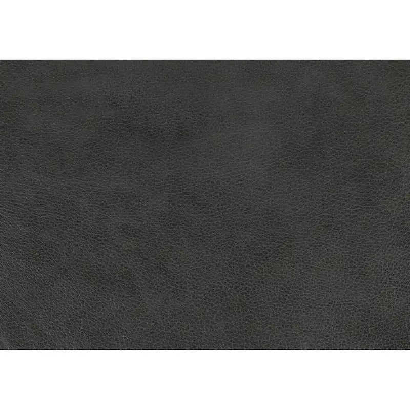 Fauteuil d'appoint en cuir pleine fleur marron/gris avec clous décoratifs – Unité