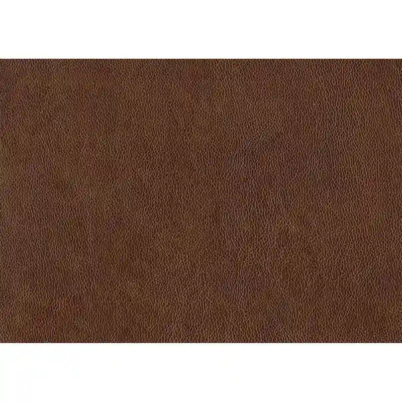 Fauteuil d'appoint en cuir pleine fleur marron/gris avec clous décoratifs – Unité