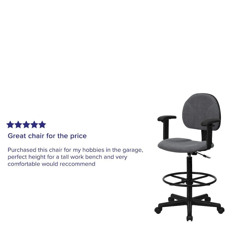 Chaise de bureau sur roulettes en tissu noir/bordeaux/gris/bleu marine avec accoudoirs réglables – Simple