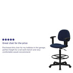 Chaise de bureau sur roulettes en tissu noir/bordeaux/gris/bleu marine avec accoudoirs réglables – Simple