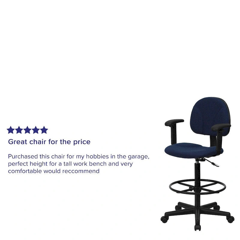 Chaise de bureau sur roulettes en tissu noir/bordeaux/gris/bleu marine avec accoudoirs réglables – Simple