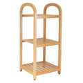 Organize It All 3 Tier Bamboo Tower - 12  x 12  x 27.76 