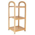Organize It All 3 Tier Bamboo Tower - 12  x 12  x 27.76 